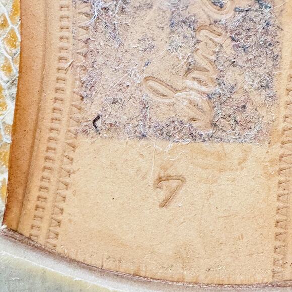 Sam Edelman Shoes Women 7 Brown Leather Loraine Horsebit Loafer Snake Print Flat - Picture 12 of 13